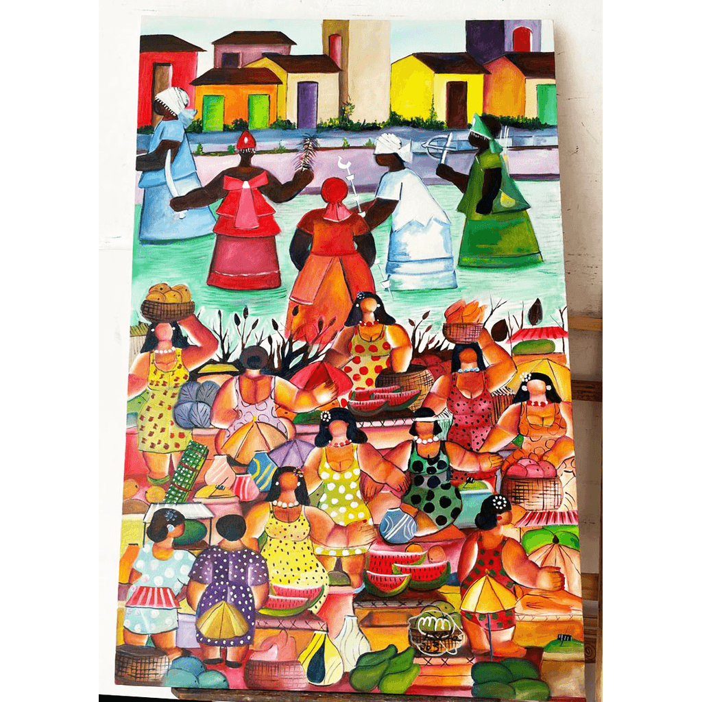 Feira Miúda e Orixás - 120x80cm