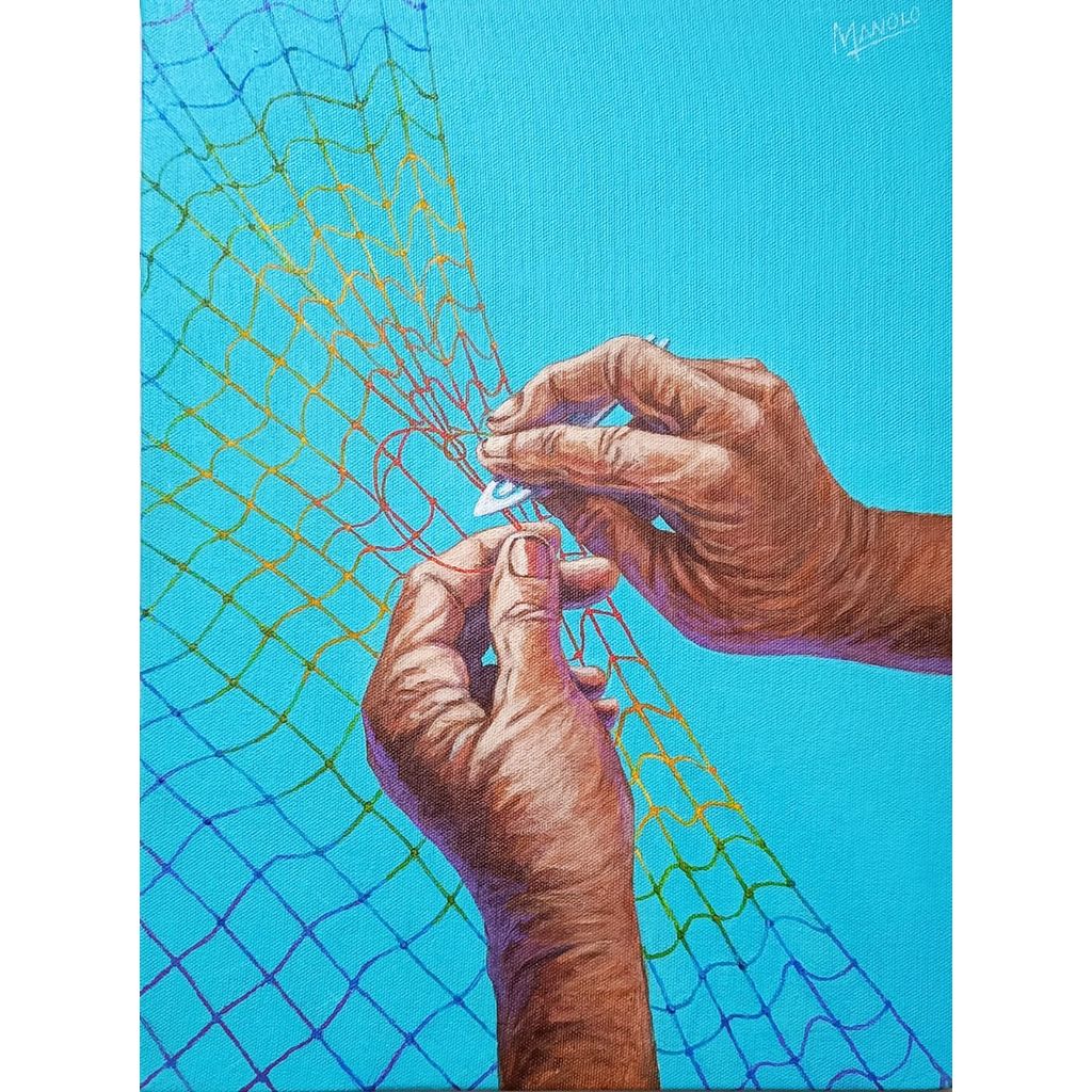 Consertando a Rede - 38x28cm