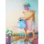 sep_Menina Imaginária Regando Flores – 60x80cm