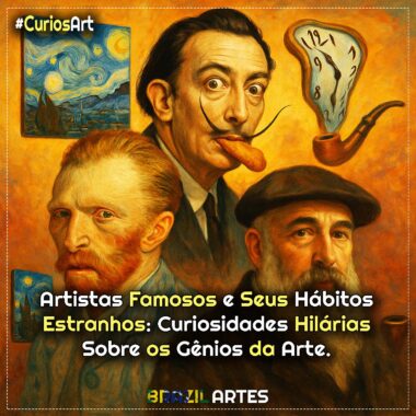 10 Hábitos Estranhos de Artistas Famosos: Curiosidades Hilárias Sobre os Gênios da Arte