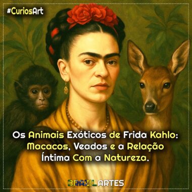 Os Animais Exóticos de Frida Kahlo: Macacos, Veados e A Relação Íntima Com a Natureza