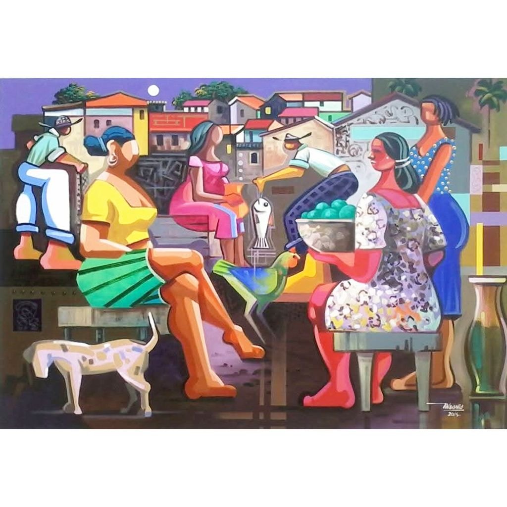Feira Brasileira - 110x80cm