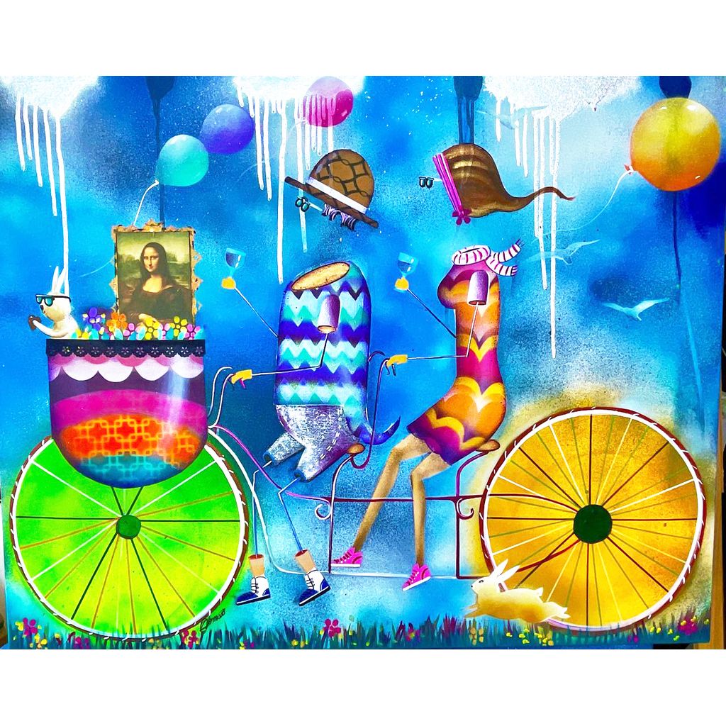 Amor a Dois - 80x100cm