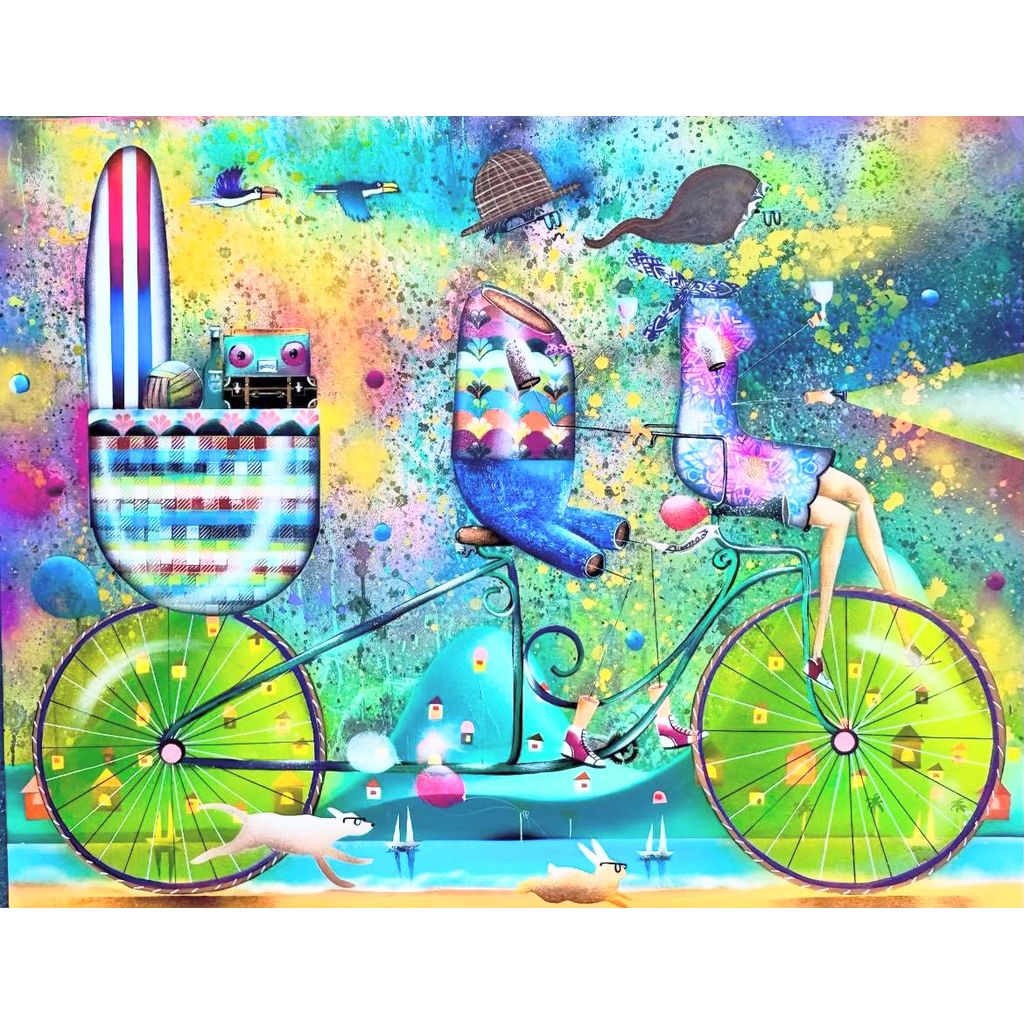 Amor na Praia - 105x134cm