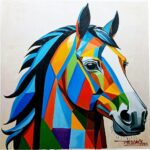 sep_Cavalo Colorido – 80x80cm
