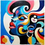 sep_Mulher Colorida – 80x80cm