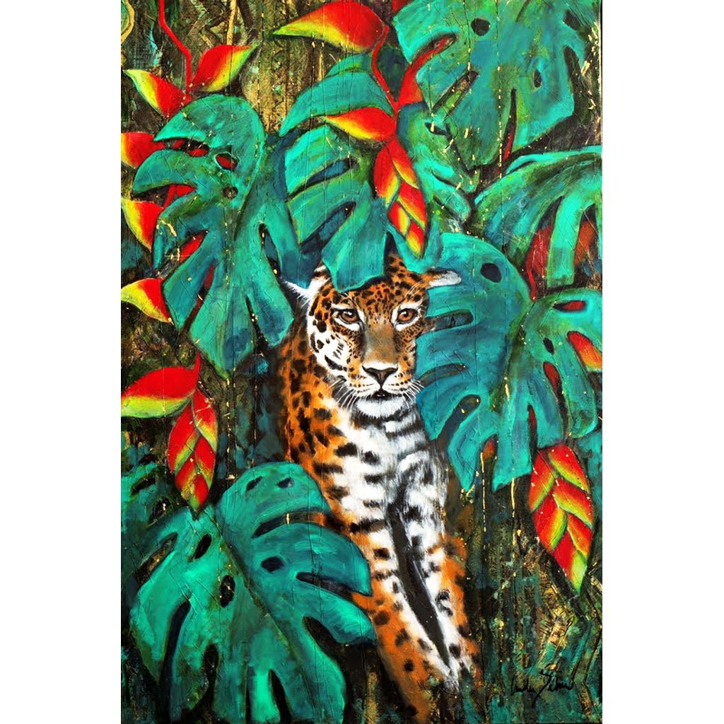 Onça Brasileira - 60x90cm