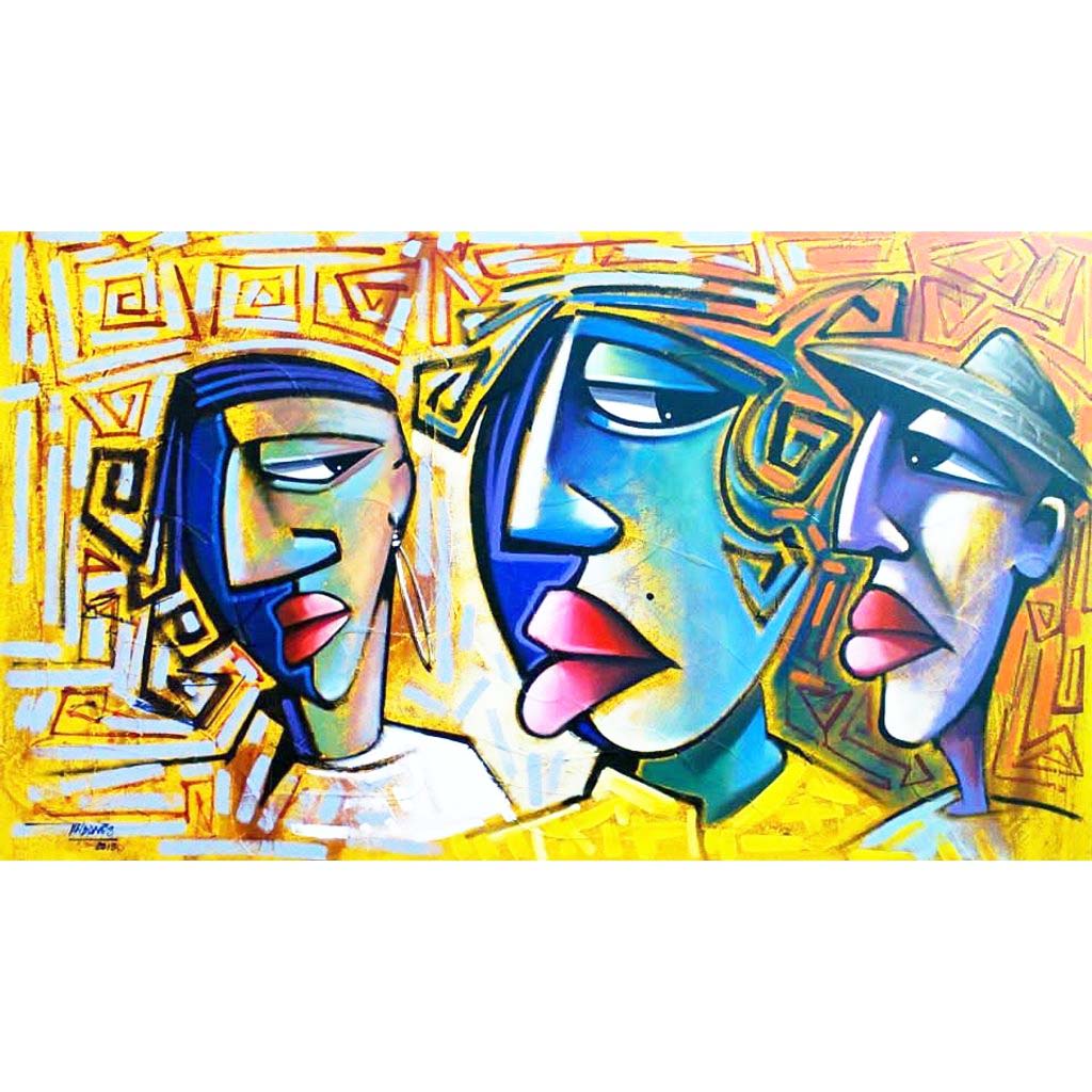 As Três Faces - 130x80cm