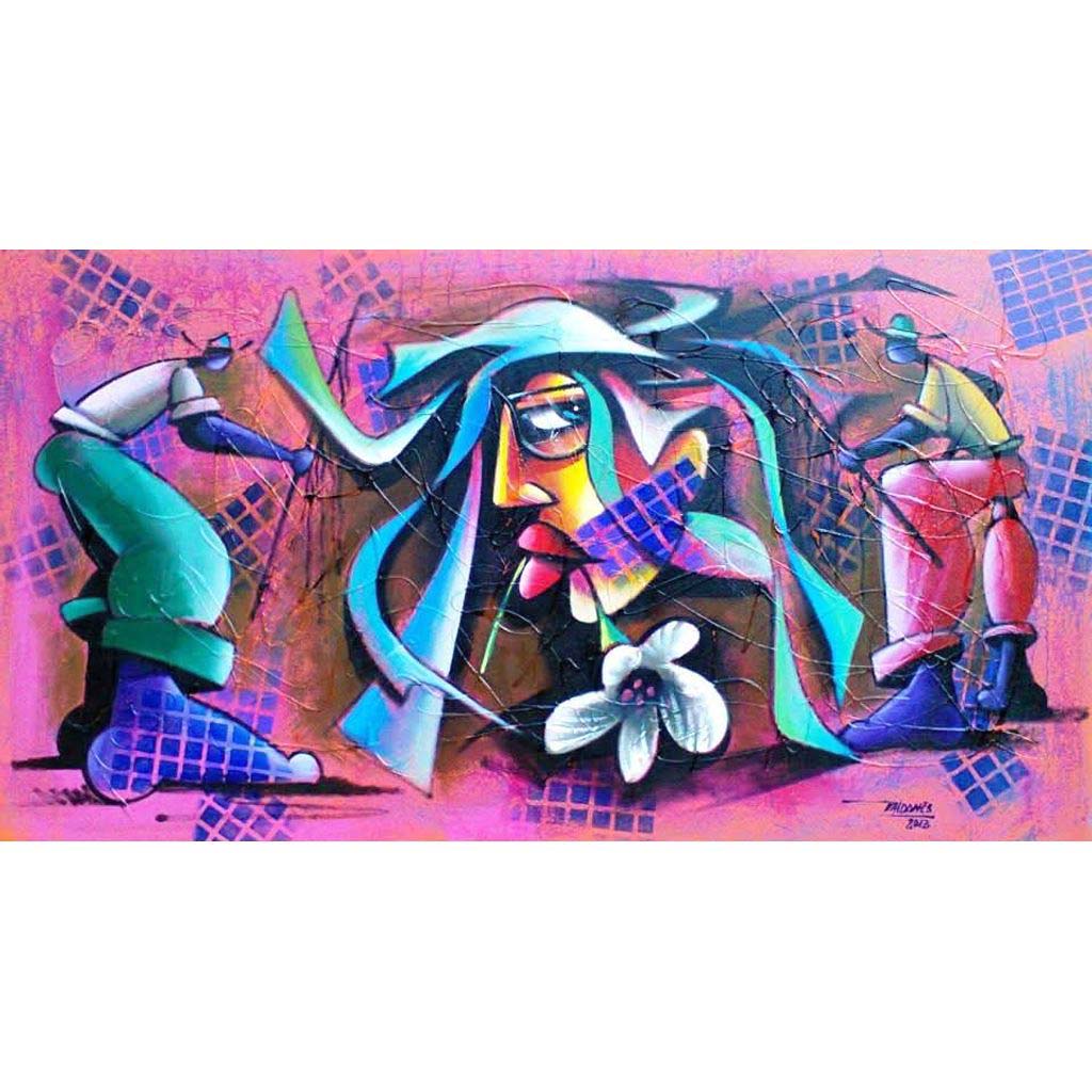 Caboclo de Lança - 130x70cm