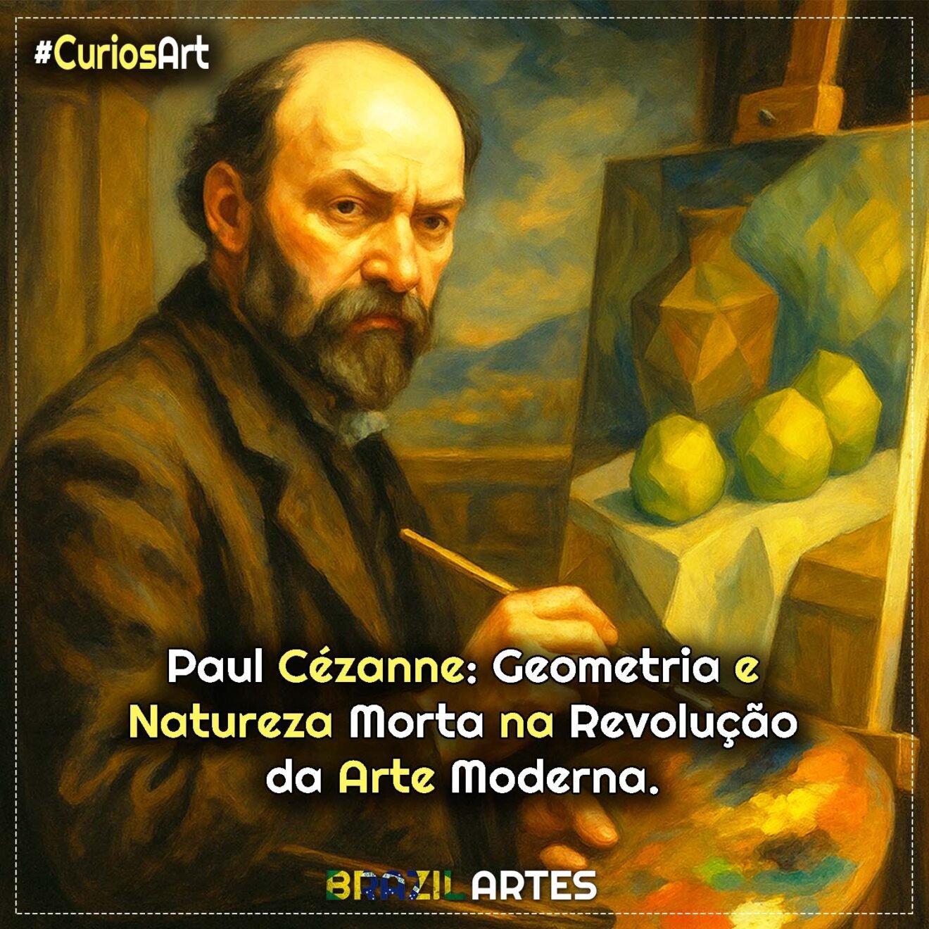 Paul Cézanne: Geometria e Natureza Morta na Revolução da Arte Moderna