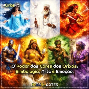 O Poder das Cores dos Orixás: Simbologia, Arte e Emoção