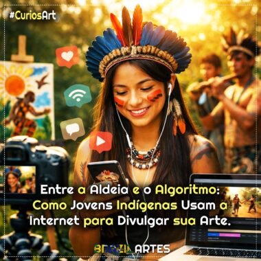 Entre a Aldeia e o Algoritmo: Como Jovens Indígenas Usam a Internet para Divulgar sua Arte
