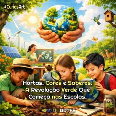 Hortas, Cores e Saberes: A Revolução Verde Que Começa nas Escolas