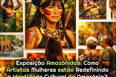 Exposição Amazônidas em Belém: 17 Artistas Revelam a Força Criativa das Mulheres da Amazônia